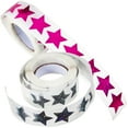 thumbnail image 2 of 2 rollos de calcomanías de estrellas para recompensa Etiqueta auto adhesiva estrellas Glitter pegatinas de sellado para la escuela, 2 of 6