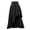 Black, variant on Women's Satin High Waisted Maxi Skirts High Waist Ruffle Flowy Asymmetrical Split A Line Half Slips Medieval Renaissance Stage Show Long Skirt