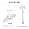 thumbnail image 5 of Rosec Jewels Lab Grown Diamond Promise Engagement Ring, EF-VS Quality - With Jewelry Box, 10K White Gold, US 6.50, 5 of 9