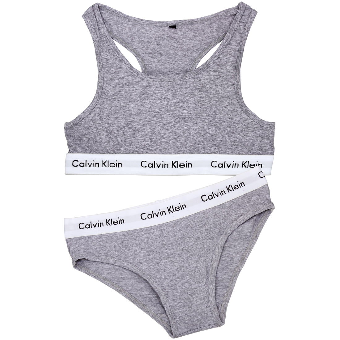 Calvin-Klein - Calvin Klein Women's Modern Grey Heather Cotton Bralette