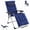 Blue, variant on CONCETTA Padded Zero Gravity Chair, Lounge Chair with Removable Cushion and Trays,Folding Patio Chair, Lawn Lounger, Black