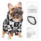 thumbnail image 3 of Fotbe Nautical Anchors1 Sudadera con Estampado para Perros Pequeños – Suéter con Capucha para Mascotas, Tela Suave de Forro Polar con Bolsillo-X-Small, 3 of 7