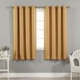 thumbnail image 1 of Best Home Fashion, Inc. Grommet Top Insulated Blackout Thermal Curtain Panels (Set of 2), 1 of 7
