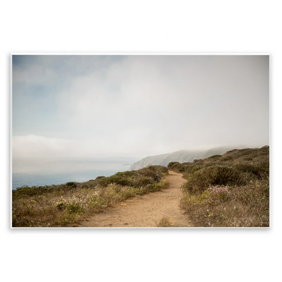 Stupell Industries Wild Coast Pathway Landscape & Nature Photography Unframed Art Print Wall Art, 15 x 10