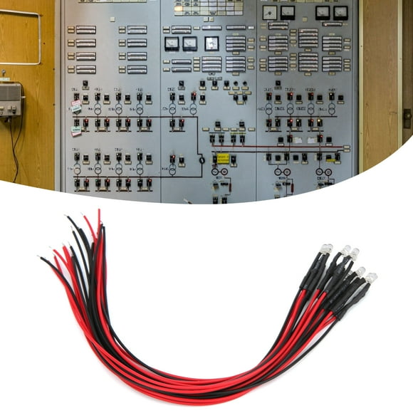 Loewten Diodes Électroluminescentes, Pré-Câblées Pré-Câblées, Colorées pour Caméra Automobile Écoles Industrielles