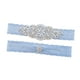 thumbnail image 3 of 2 uds nupciales de boda liga de pierna de encaje de flores muslo cinturón de encaje elástico liga de diamantes de imitación para, 3 of 7