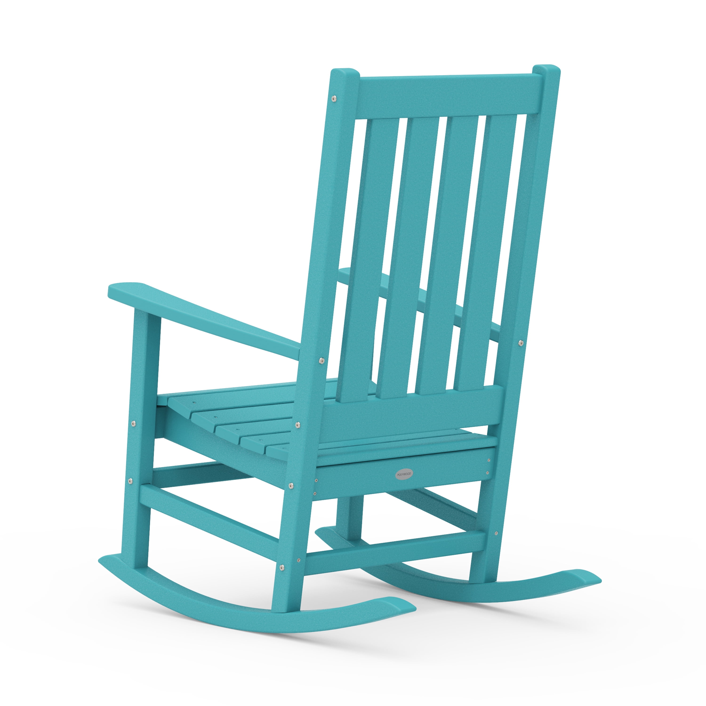 Better Homes & Gardens by POLYWOOD Southlake Outdoor Rocking Chair, All-Weather HDPE, Patio Seat, Aruba
