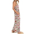thumbnail image 3 of Fantaslook Jumpsuits for Women Casual Sleeveless Spaghetti Strap Rompers Boho Wide Leg Jumpsuits Overalls Dressy Trendy Outfits Clothes, 3 of 8