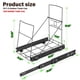 thumbnail image 2 of Soporte Ajustable para Cubo de Basura de Acero Inoxidable para Cocina, Kit Extraíble para Gabinete de Alta Resistencia, Compatible con Cubos de 7-11 Galones, Negro (Cubo de Basura No Incluido), 2 of 4