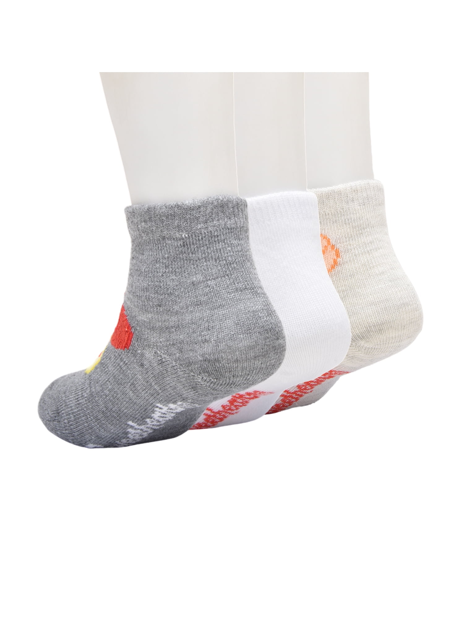 Sweethearts Unisex Toddler Ankle Valentines Socks, 3-pack, Sizes 12M-5T