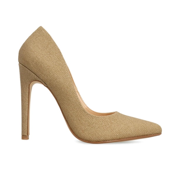Zapatilla de Tacon para Dama Dorothy Gaynor Oro cafe 25.5 Dorothy Gaynor Zapatilla