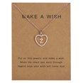 thumbnail image 3 of fastboy 26 Letters Z Heart Shape Pendant Necklace Rhinestone Rose Golden Clavicular Chain Jewelry Couple Gift, 3 of 9