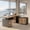 1.8MRight, variant on 70.8" L Shaped Desk Adjustable Height with Locking Drawer File Cabinet Solid Thickened Desktop