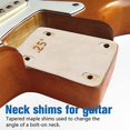 thumbnail image 2 of 3 Piece Guitar Neck Pad, Made Of Solid Maple, Protective Guitar Neck Pad For Bolt-on Neck, 2 of 5