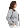 thumbnail image 4 of Turtle Bay New York Womens Snap up Jacket - Soft, Fleecy Lining for Three-Season Comfort, 4 of 5
