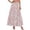 A-Pink, variant on Tqcoqu Printed Maxi Skirts for Women High Waist Elastic A-Line Casual Wide Leg Long Skirt Casual Summer Beach Skirt,Hot Pink Women's S-XXXL
