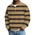 thumbnail image 1 of Hombres de Manga Larga Vintage Impreso Botón Abajo Cuello Turndown Color Sólido Casual Camisa Suave para el Verano, 1 of 5