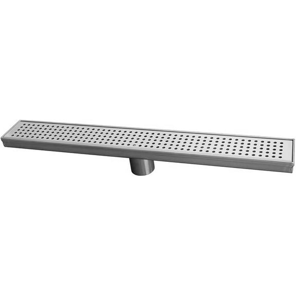 Naiture Brushed Stainless Steel 18" Vieel Linear Shower Drain
