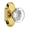 thumbnail image 7 of Nostalgic Warehouse Cotrcc_Psg_234_Nk Round Clear Crystal Solid Brass Passage Door Knob, 7 of 7