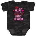 thumbnail image 3 of Inktastic My Heart Belongs to My Great Grandma Boys or Girls Baby Bodysuit, 3 of 5