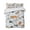 White, variant on Quilts Full Size Bedding Set, Cat Lightweight Quilted Comforter, Funny Cute Fish Leaves Bubble Soft Reversible Bedspread Coverlet with Pillow Covers for All Season, 78" x 90"