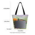 thumbnail image 3 of Fotbe A monarch butterfly Bolsa de Playa con Estampado, Bolsa de Hombro, Bolsa de Mano Espaciosa, Bolsa de Viaje Ligera, Bolsa de Compras Versátil, 3 of 6