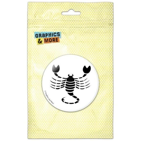 Scorpio The Scorpion Zodiac Horoscope Pinback Button Pin Badge
