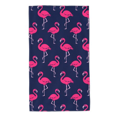 

Home Towels Pink Flamingo Absorbent Hanging Hand Towel Small Bath Towel Decorative Kitchen Dish Guest Towel For Spa Gym Hote27.5x16in