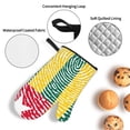 thumbnail image 5 of Togo Flag Oven Mitts And Pot Holders Sets Baking Sets For Kitchen Bbq Gloves Heat Resistant Cooking Fingerprint Country Pride Identity 4 Pcs, 5 of 8