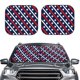 thumbnail image 2 of Balery Patriotic Star Pattern Parasol para parabrisas de coche de 2 piezas | Parasol plegable para parabrisas delantero de coche para la mayoría de sedanes-Large, 2 of 6