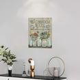 thumbnail image 2 of Farmhouse Bathroom Wall Art Rustic Bathroom Pictures Wall Decor Country Bathroom Flower Painting Floral Butterfly Canvas Prints Modern Artwork Framed Home Bedroom Living Room Decoration 12"x16", 2 of 6