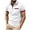 White, variant on Shirts for Men,Mens Shirts Short Sleeve,Men's Fallow Button Turn-Down Collar Top Short-Sleeved Splice Sports Top Shirt,Shirt for Men