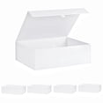 thumbnail image 1 of Caja de regalo PLINJOY extra grande blanca, paquete de 5 unidades, 42 x 36 x 14 cm con tapa, 1 of 7