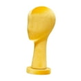 thumbnail image 2 of Cabeza de maniquí calva, cabeza de maniquí independiente, modelo de exhibición de peluca, cabeza de peluca de terciopelo para anteojos, decoración del Altura 40cm, 2 of 10