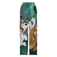 thumbnail image 5 of Tom And Jerry Pajama Pants Long Sleep Pants Soft Elastic Waist Pajama Bottoms Lounge Pants, 5 of 7