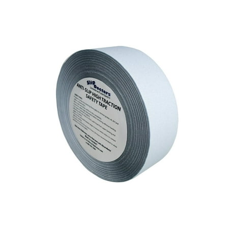 Slip Safety Tape - 2 in x 60 ft Clear Safety Non Abrasive Barefoot Friendly Anti Slip Tape Non Slip