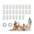 thumbnail image 1 of Cubiertas desechables para pies de perro de Navidad Unique Bargains, protectores de patas impermeables, zapatos antideslizantes para perros, para interiores y exteriores, pequeño, 5 sets, 20 piezas, 1 of 6