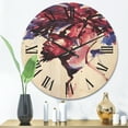 thumbnail image 2 of Designart 'Fashion Portrait of Handsome African Man' Modern Wood Wall Clock, 2 of 5