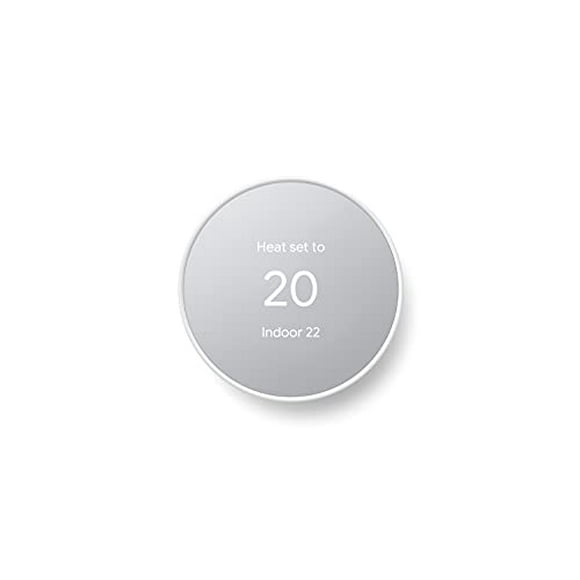 Google Nest Thermostat - Smart Thermostat for Home - Programmable Wifi Thermostat - Snow