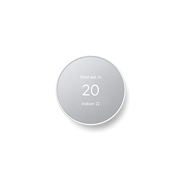 Google Nest Thermostat - Thermostat Intelligent pour la Maison - Thermostat Wifi Programmable - Neige