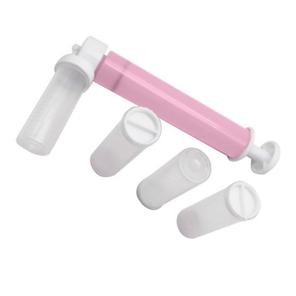 facefd Manual Cake Airbrush Sprayer Decorating Spraying Waterproof Coloring Baking Decoration Duster Kitchen Pastry Tool Pink