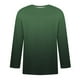 thumbnail image 5 of Camisas de Lino para Hombres Impresión Cuello Redondo Casual 3/4 Manga Blusa, Mezcla de Lino de Algodón para Primavera Verano Ocio Y Tops Diarios, 5 of 9