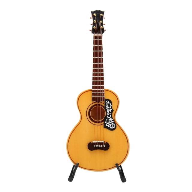 Mini Guitarra Acústica, Modelo de Madera de Barro de Mini Guitarra para Cumpelaños