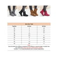 thumbnail image 2 of UKAP Women Winter Shoes Warm Snow Boots Ladies Casual Mid Calf Boots Flat Boots, 2 of 3