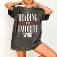 thumbnail image 3 of Reading Is My Favorite Sport Graphic Tee, 3 of 5