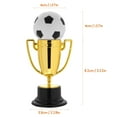 thumbnail image 2 of OUNONA 1Jgo Trofeo Dorado Para Competencia Con Base Plástica Y Superficie Lisa De Uso Duradero, 2 of 7