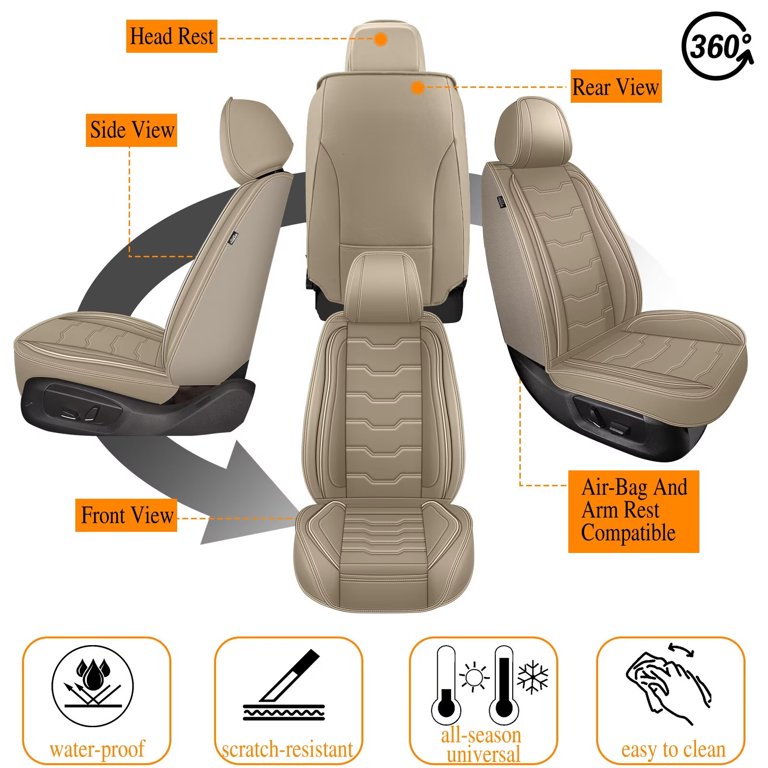 AOMSAZTO Car Seat Covers Full Set Fit for Kia Soul 2010-2024 2025