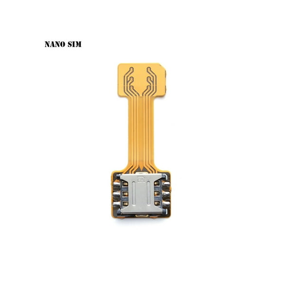 TF Hybrid Sim Slot Dual SIM Card Adapter Micro SD Extender for Android Phone- Nano Sim