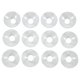 thumbnail image 1 of Bobinas de Vidrio para Candelabros, 12 Protectores Antigoteo Velas, Anillos Velas Cónicas, Atrapagotas Velas., 1 of 5