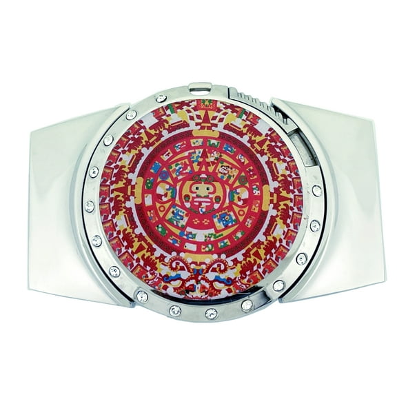 Multicolored Aztec Calendar Removable Lighter Belt Buckle New Men Women Cowboy Cowgirl Western Rodeo Style